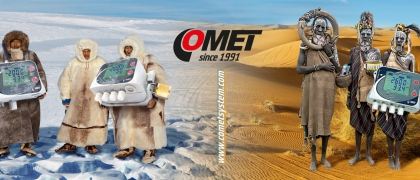 Wide Temperature Range of COMET Dataloggers
